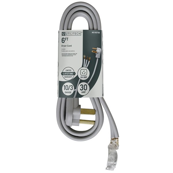 3-Prong Dryer Cord (6-ft)
