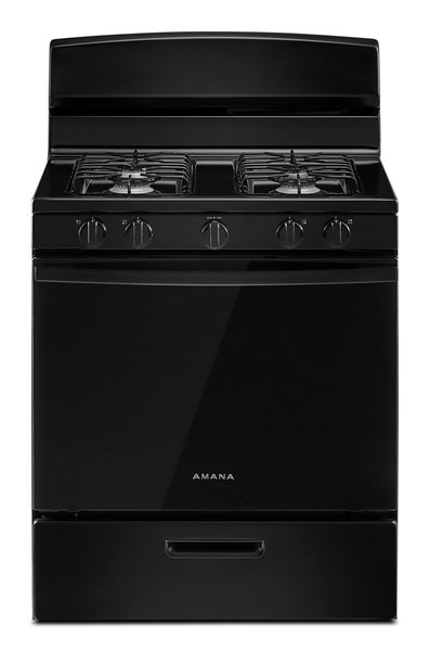 Amana 5.1-cu ft Gas Range (Black)