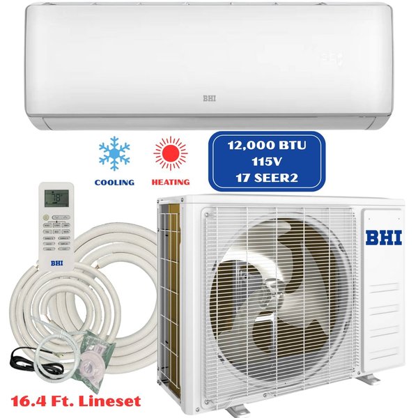 BHI 12K BTU Mini Split with Heat Pump
