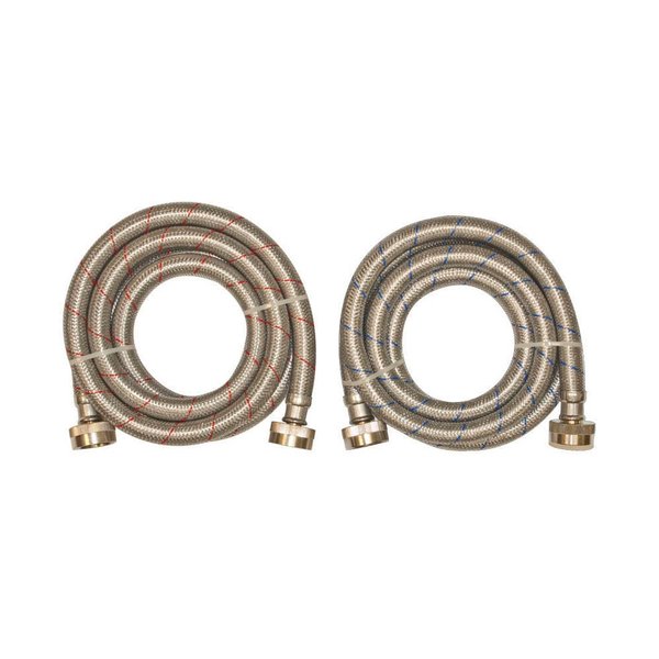 Eastman Braided SS Hoses 6-ft (2-pk)