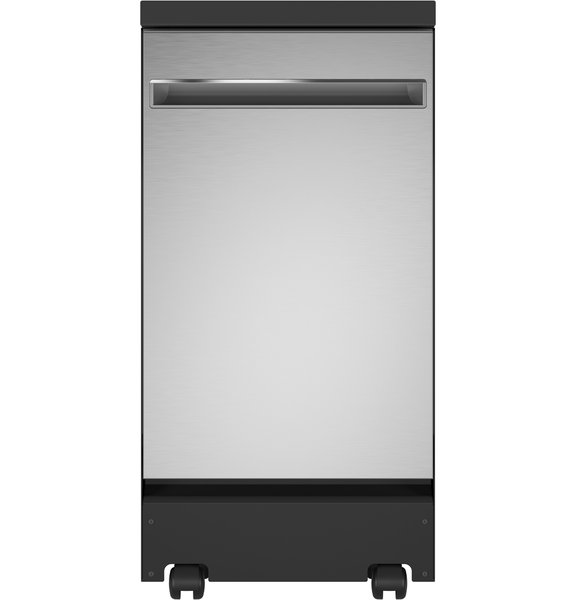 GE 18-in Portable Dishwasher (Stainless)