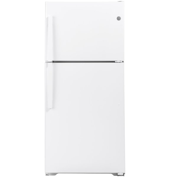 GE 21.9-cu ft Top-Freezer Refrigerator