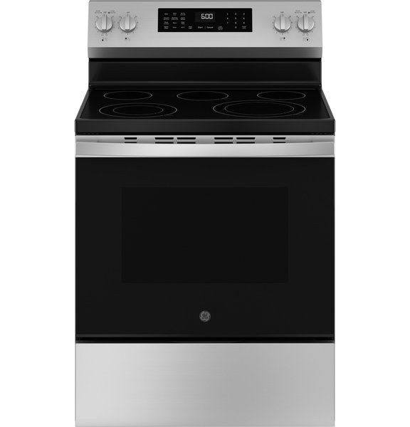 GE 30-in Electric Convection Range with Air Fry