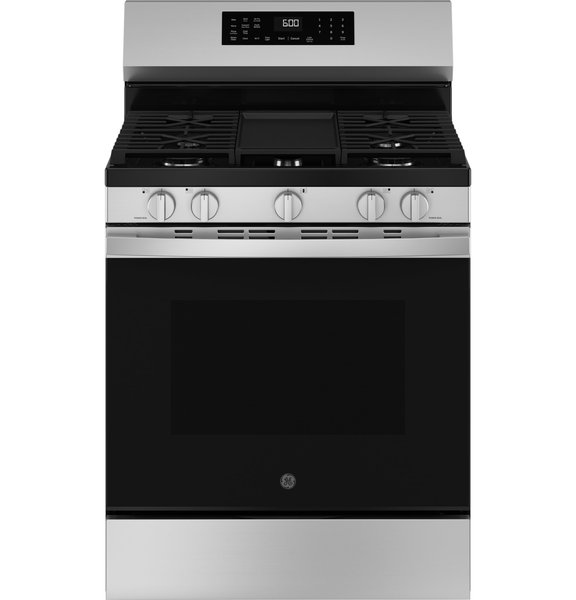 GE 30-in Gas Convection Range with Air Fry