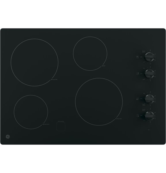 GE 30-in Knob-Control Electric Cooktop