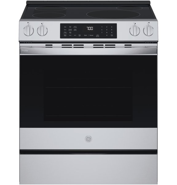 GE Profile 30-in Slide-In Induction Range, Air Fry
