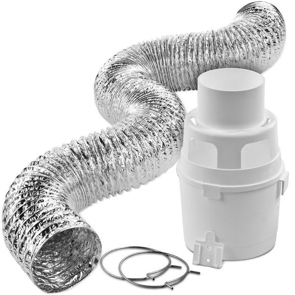 Indoor Dryer Vent Kit 4-in x 60-in
