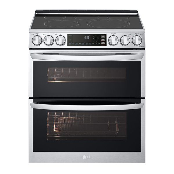 LG 30-in Smart Double-Oven Electric Range, Air Fry