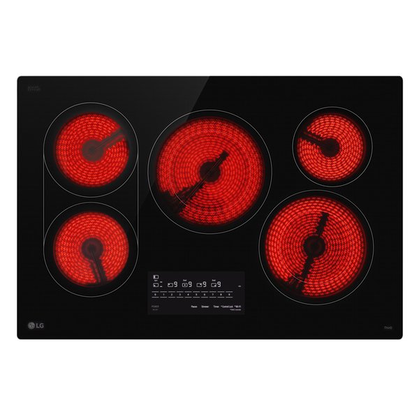 LG 30-in Smooth Surface Electric Cooktop
