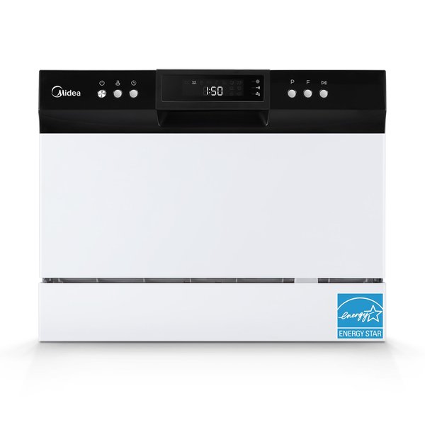 Midea 22-in Countertop Dishwasher (White)