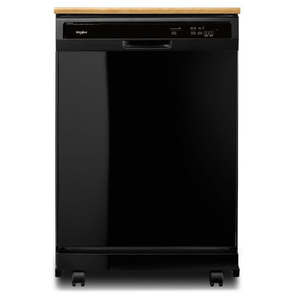 Whirlpool 24-in Portable Dishwasher (Black)