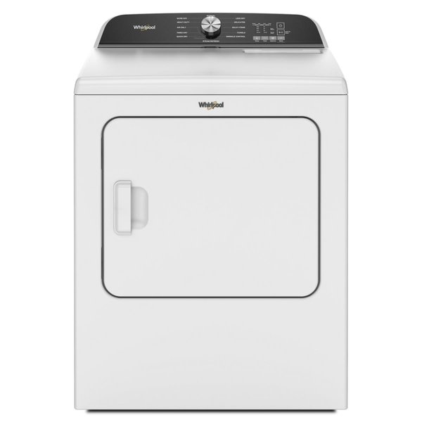 Whirlpool 7-cu ft Steam Vented Electric Dryer
